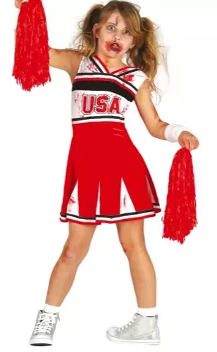 CHEERLEADER ZOMBIE ENFANTS 5-6 ANS