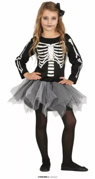 TUTU SQUELETTE ENFANTS 7-9 ANS – Image 2