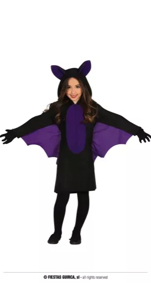 CHAUVE-SOURIS FILLE ENFANTS 3-4 ANS