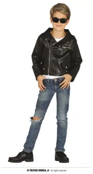 VESTE CUIR 5 6 ANS