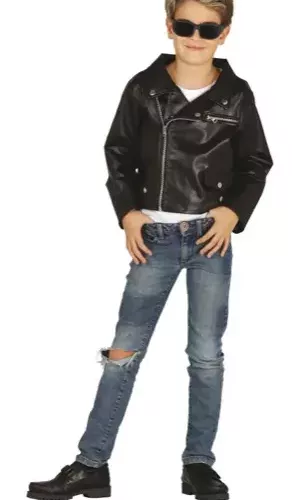 VESTE CUIR 7 9 ANS