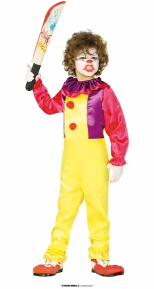 MÉCHANT BOUFFON ENFANTS TAILLE 5-6 ANS – Image 2