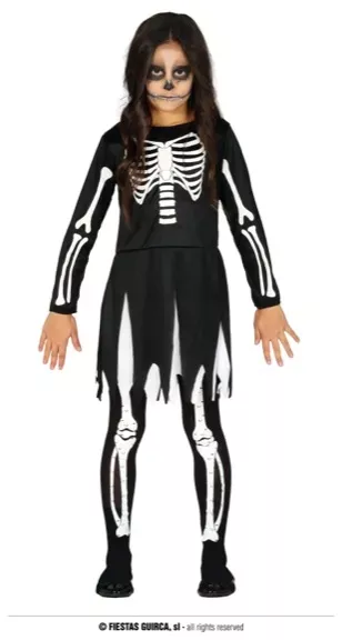 SKELETON ENFANTS TAILLE 3-4 ANS