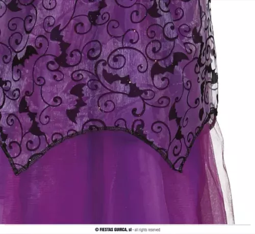 PETITE SORCIÈRE LILAS ENFANTS TAILLE 3-4 ANS – Image 6