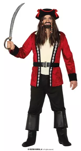 PIRATE, ADULTE, 54 – 56 (XL)