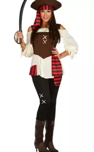 FEMME PIRATE SEPT MER TAILLE M