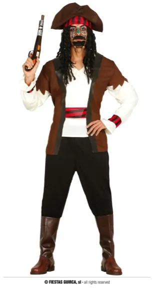 HOMME PIRATE SEPT MER TAILLE M
