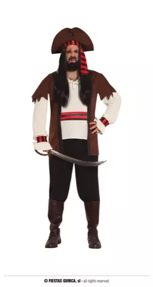 HOMME PIRATE SEPT MER TAILLE XL