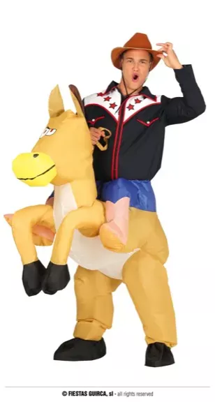 COWBOY GONFLABLE 52 54