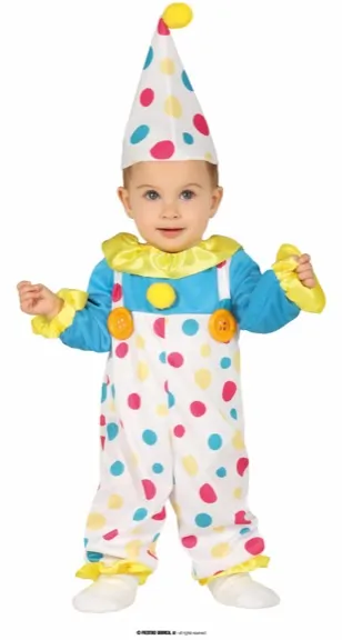 CLOWN À POIS BÉBÉ TAILLE 12-18 MOIS – Image 2
