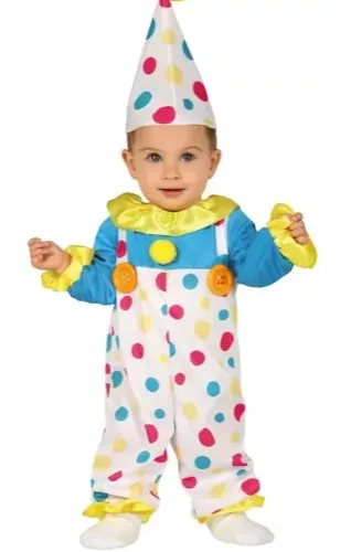 CLOWN COLORÉ BÉBÉ TAILLE 18-24 MOIS