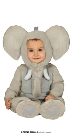 ELEPHANT BÉBÉ TAILLE 12-18 MOIS