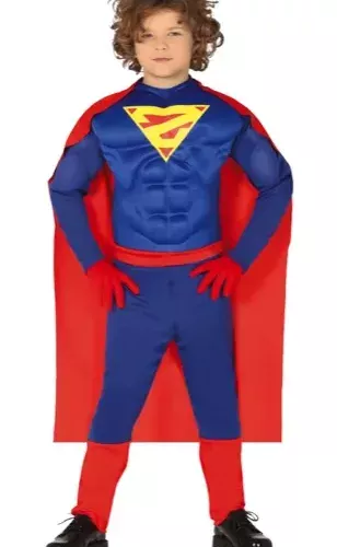 SUPERHÉROS MUSCLÉ ENFANTS TAILLE 7 9 ANS