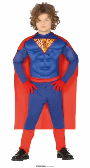 SUPERHÉROS MUSCLÉ ENFANTS TAILLE 7 9 ANS – Image 2