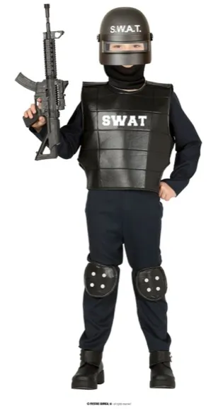 POLICE SWAT ENFANTS TAILLE 10 12 ANS – Image 3