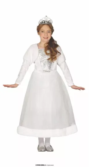 PRINCESSE BLANCHE ENFANTS TAILLE 3 4 ANS – Image 2