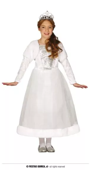 PRINCESSE BLANCHE ENFANTS TAILLE 5 6 ANS