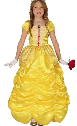 PRINCESSE JAUNE ENFANTS TAILLE 5 6 ANS