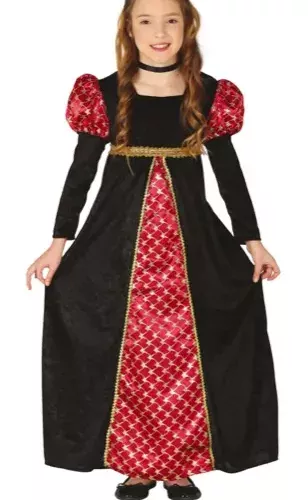 DAME MÉDIÉVALE ENFANTS TAILLE 5 6 ANS
