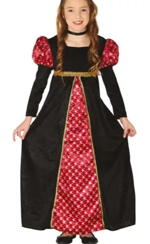 DAME MÉDIÉVALE ENFANTS TAILLE 7 9 ANS