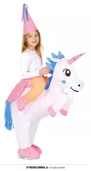 LICORNE GONFLABLE ENFANTS TAILLE 7 9 ANS