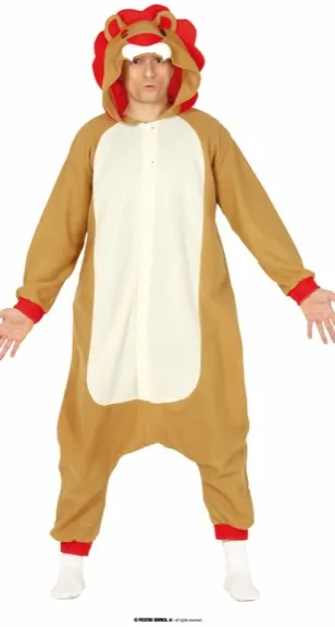 PYJAMA LION ADULTE TAILLE L 52 54 – Image 2