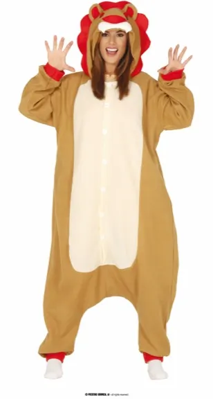 PYJAMA LION ADULTE TAILLE L 52 54 – Image 4