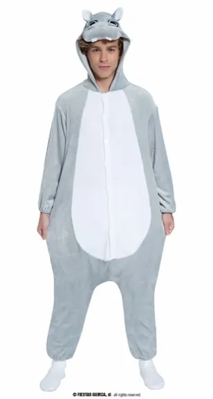 PYJAMA HIPPOPOTAME TAILLE L 52 54