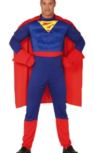 SUPERHÉROS MUSCLÉ ADULTE TAILLE M 48 50