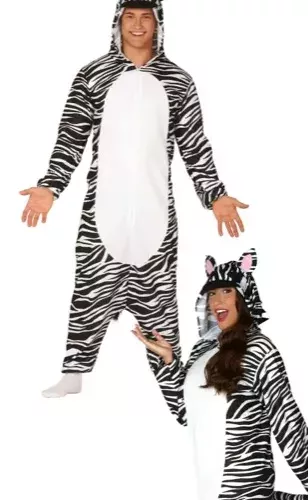 PYJAMA ZÈBRE ADULTE TAILLEL L 52 54