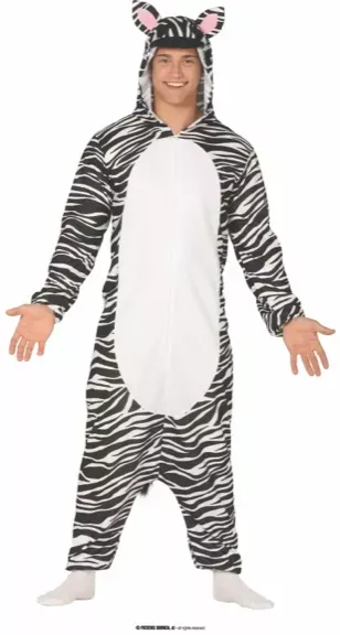 PYJAMA ZÈBRE ADULTE TAILLEL L 52 54 – Image 2