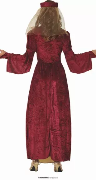DAME MÉDIÉVALE ADULTE TAILLE L 42 44 – Image 3