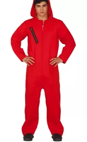 CONDAMNÉ CAPUCHE ROUGE ADULT TAILLE M 48-50