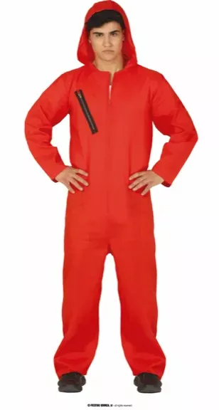 CONDAMNÉ CAPUCHE ROUGE ADULT TAILLE S 46-48 – Image 2