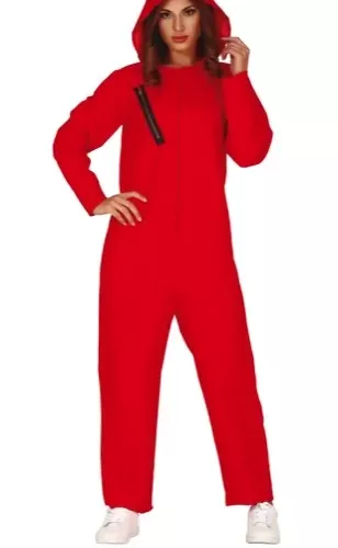 CONDAMNÉE CAPUCHE ROUGE ADULTE TAILLE M 38-40