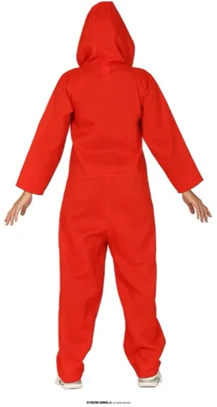 CONDAMNÉE CAPUCHE ROUGE ADULTE TAILLE M 38-40 – Image 3