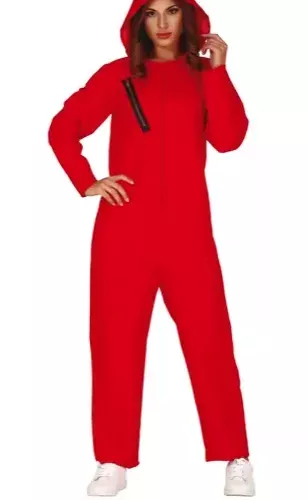 CONDAMNÉE CAPUCHE ROUGE ADULTE TAILLE L 42-44