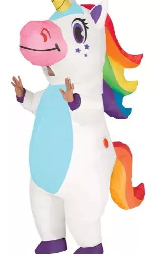 COSTUME GONFLABLE LICORNE