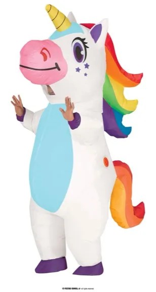 COSTUME GONFLABLE LICORNE
