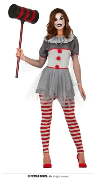 CLOWN ASSASSIN ADULTE TAILLE L 42-44