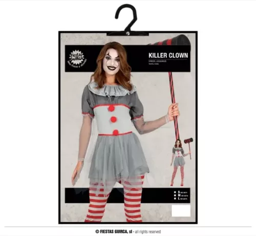 CLOWN ASSASSIN ADULTE TAILLE L 42-44 – Image 4