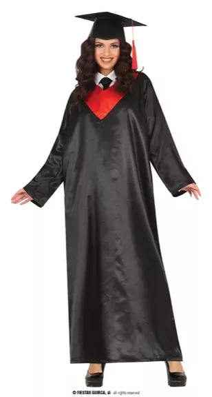 RED AND BLACK GRADUTATED, ADULTE, 46 – 48 (S) – Image 3