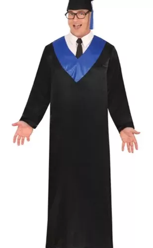 BLUE AND BLACK GRADUTATED, ADULTE, 48 – 50 (M)