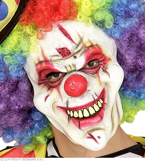 DEMI-MASQUE CLOWN TUEUR