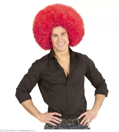 PERRUQUE ROUGE EXTRAVOLUME AFRO top qualité - en sachet – Image 5