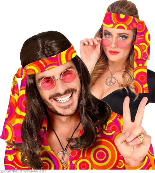 THE 70s GROOVY STYLE - orange bubbles (bandeau)