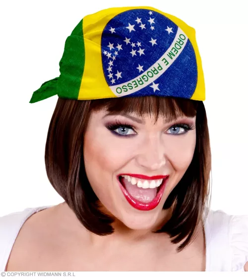 BRAZIL BANDANA 55x55 cm - 100% cotton – Image 4