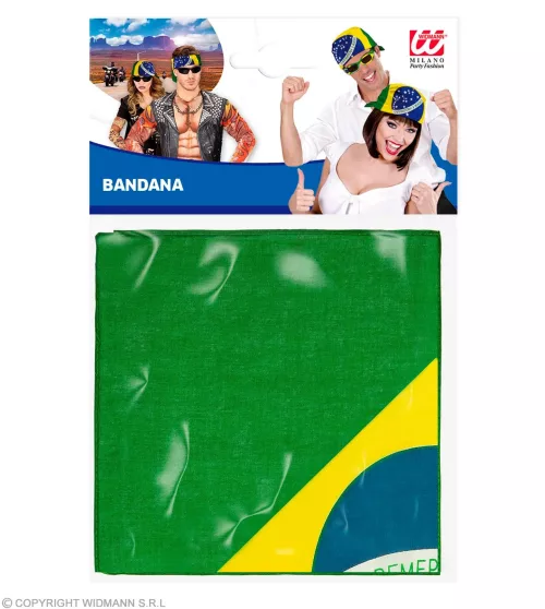 BRAZIL BANDANA 55x55 cm - 100% cotton – Image 3