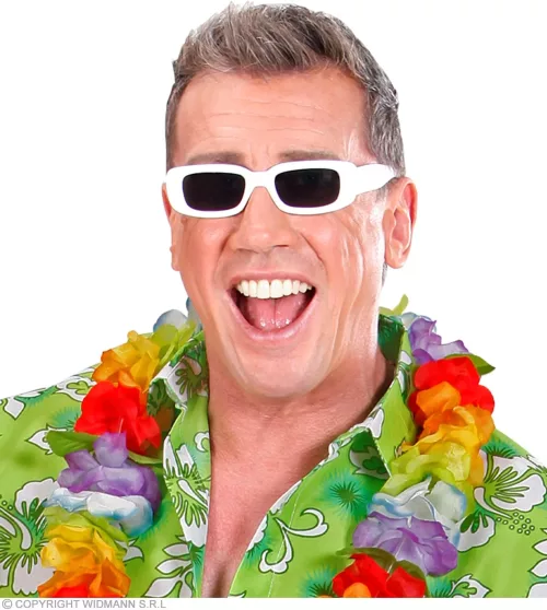 LUNETTES BLANCHES CHANTEUR – Image 5