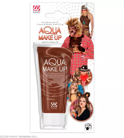 MAQUILLAGE A L EAU EN TUBE MARRON - 30 ml